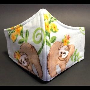 Kids Sloth Face Mask